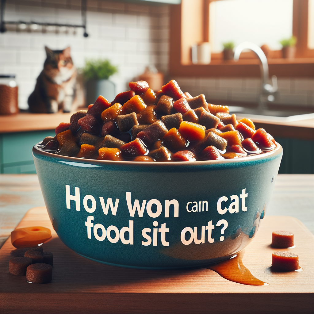 How Long Can Wet Cat Food Sit Out